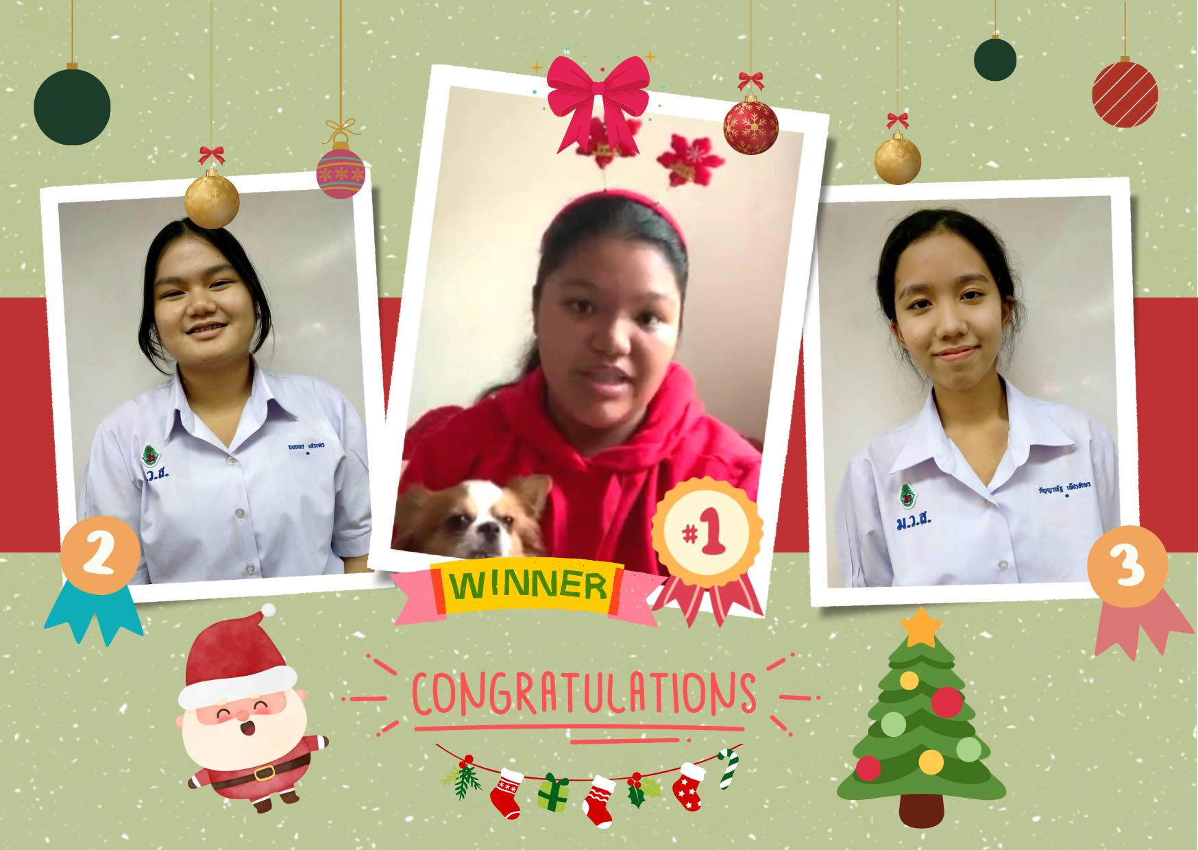 The result of Wish Your Love Merry Christmas Activity!!